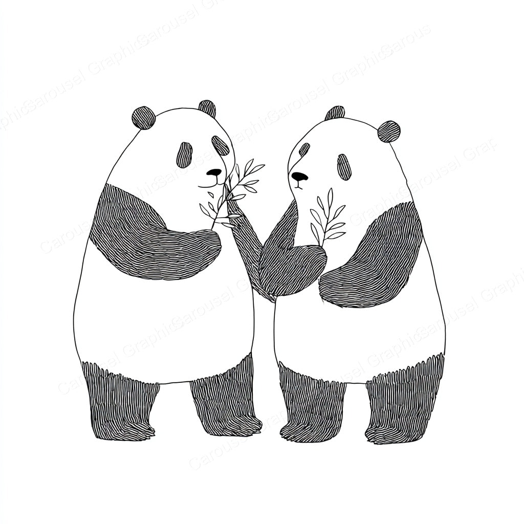 Panda Vector Graphic preview