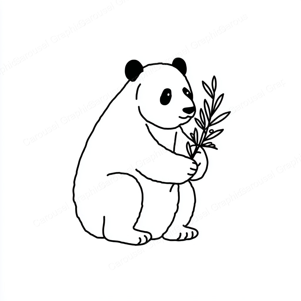 Panda Vector Graphic preview