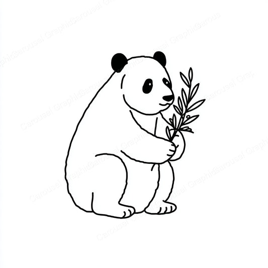 Panda Vector Graphic preview