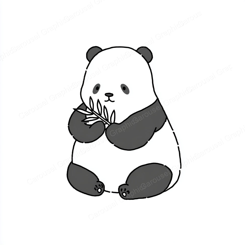 Panda Vector Graphic preview