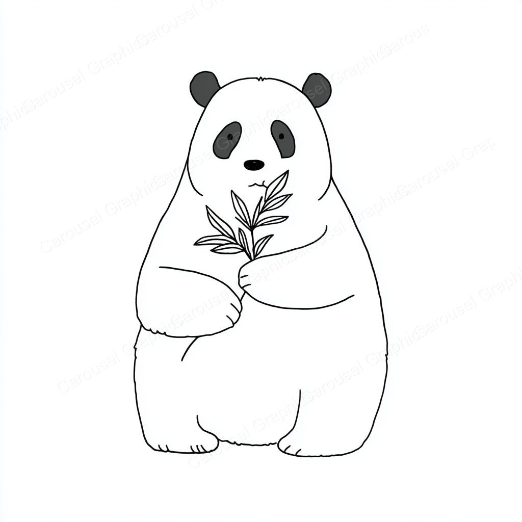 Panda Vector Graphic preview