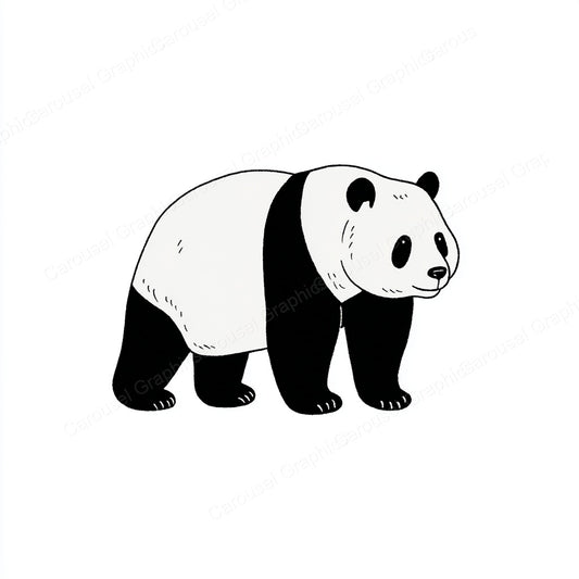 Panda Vector Graphic preview