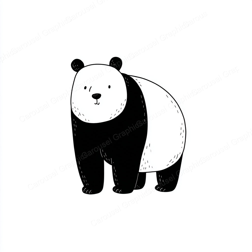 Panda Vector Graphic preview