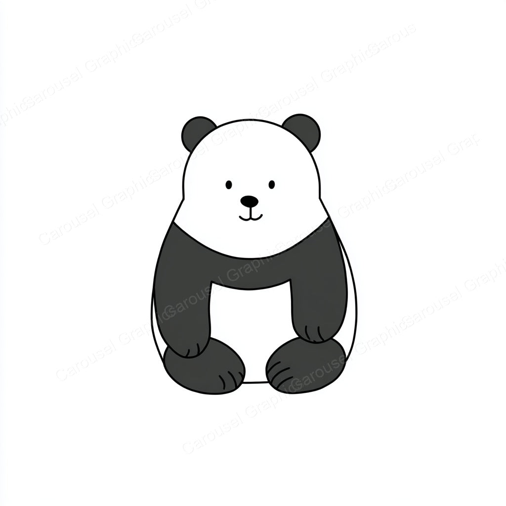 Panda Vector Graphic preview