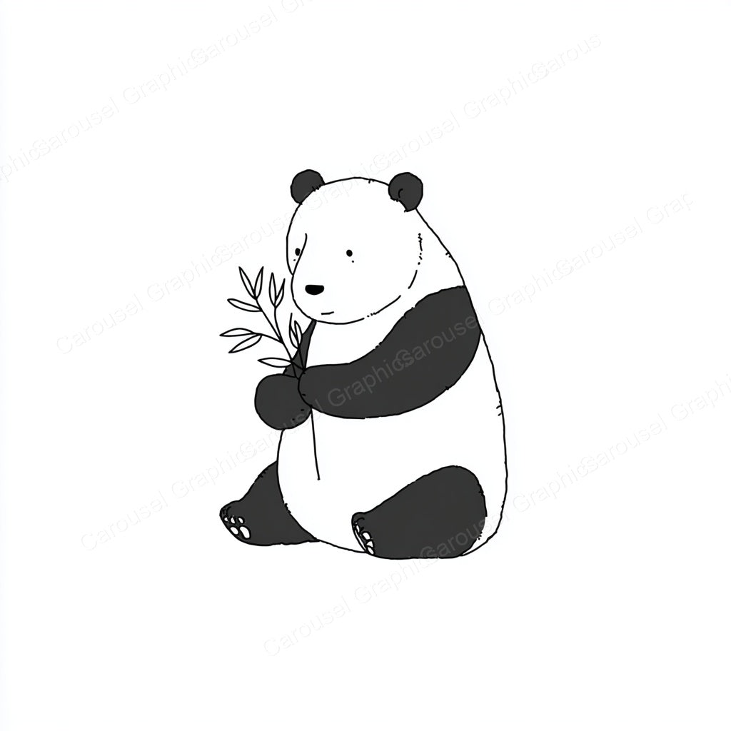 Panda Vector Graphic preview