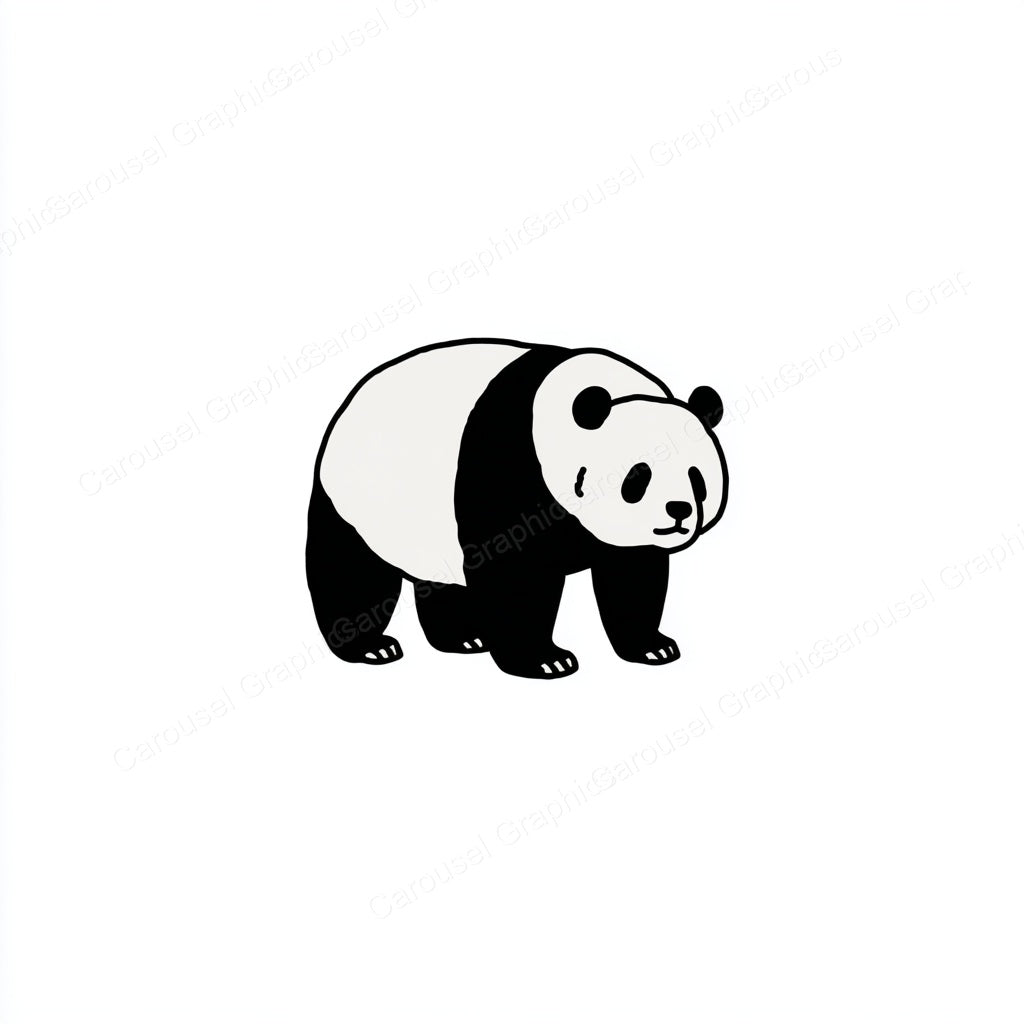 Panda Vector Graphic preview