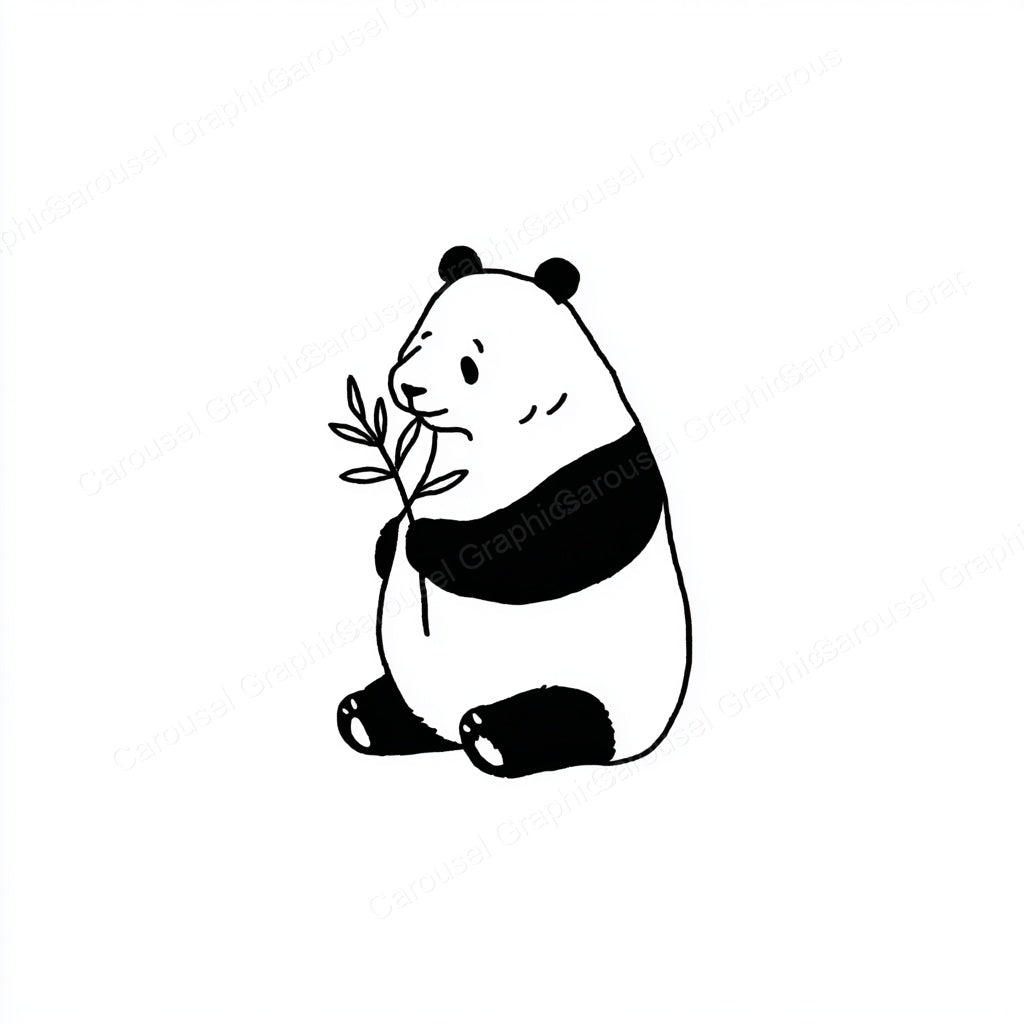 Panda Vector Graphic preview