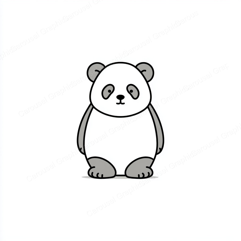 Panda Vector Graphic preview