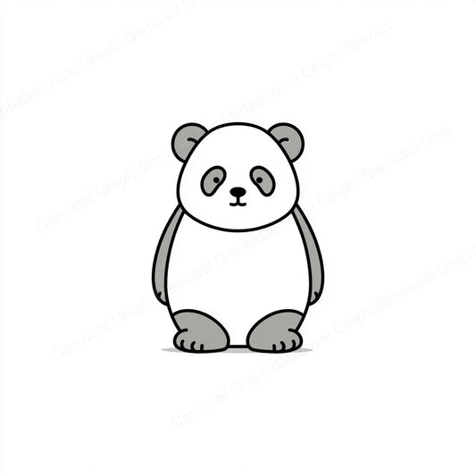 Panda Vector Graphic preview