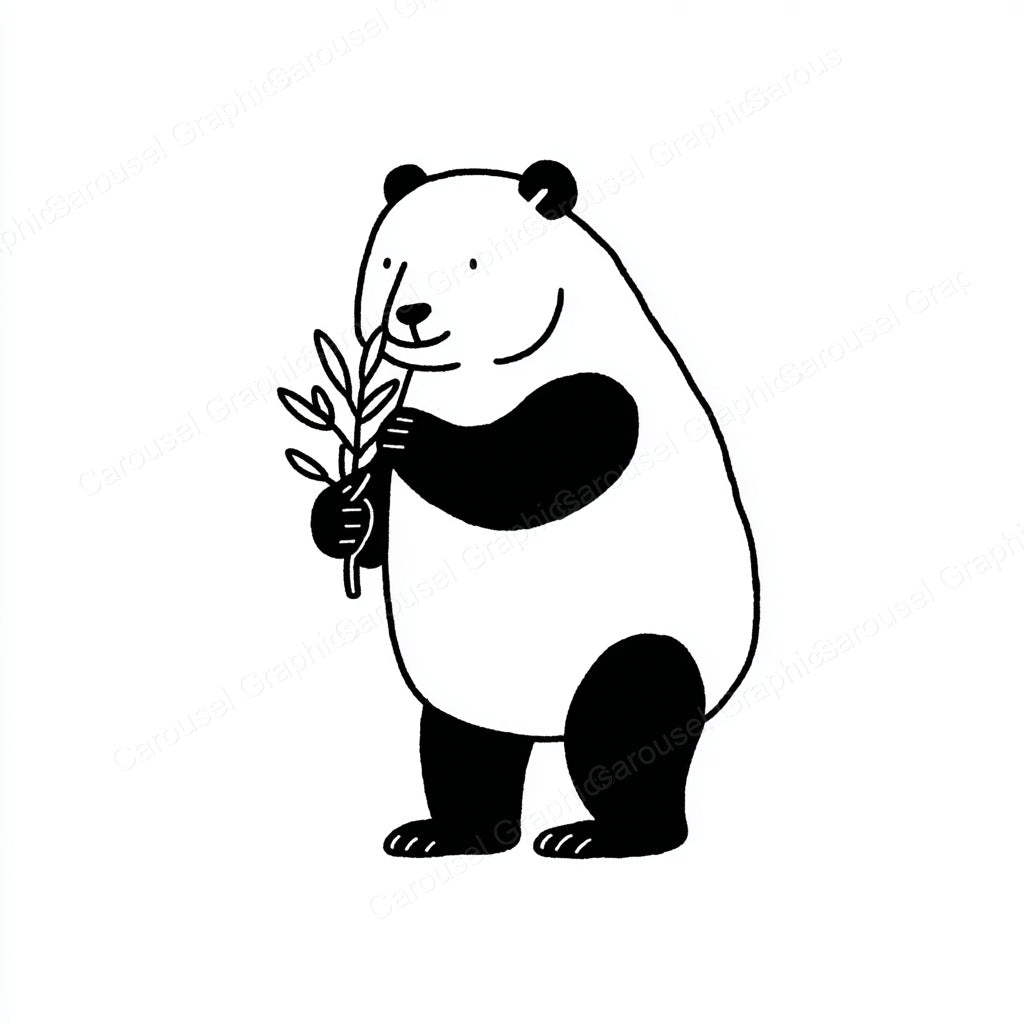 Panda Vector Graphic preview