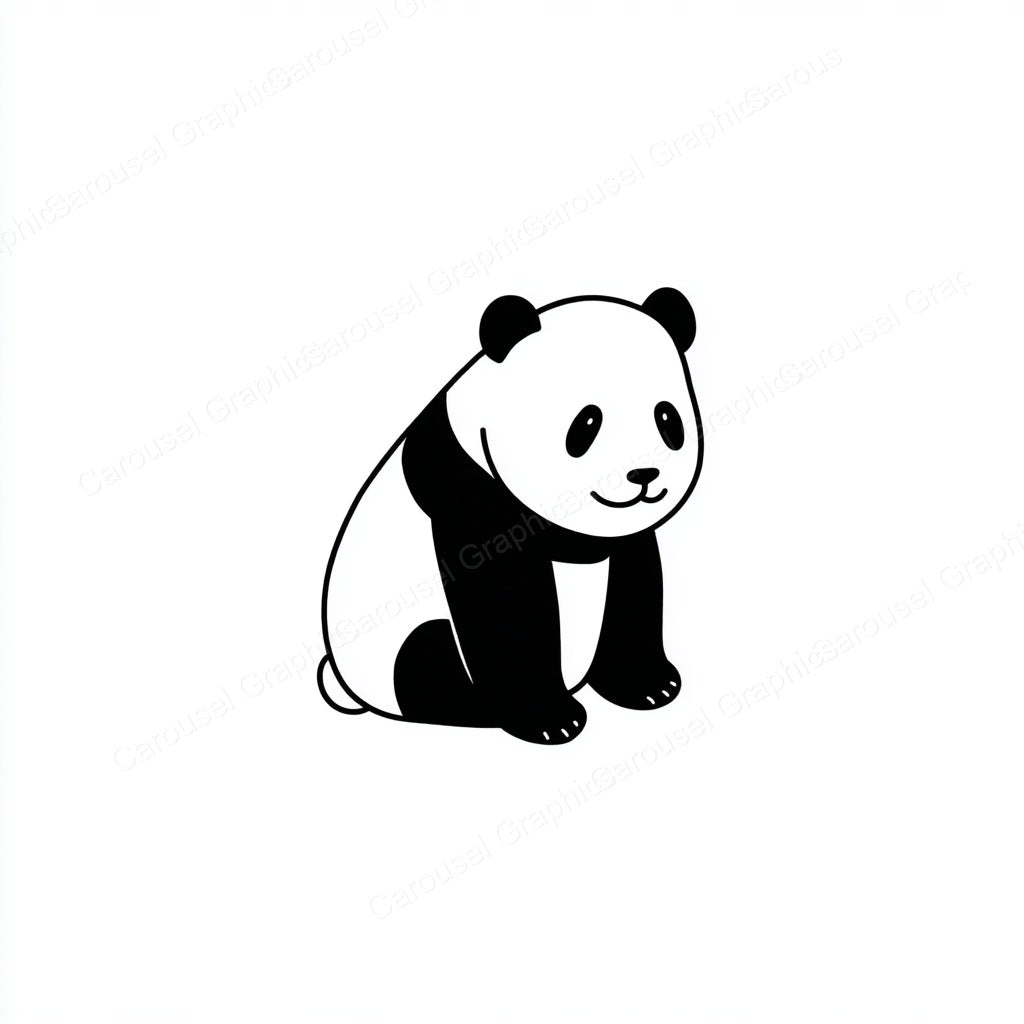 Panda Vector Graphic preview