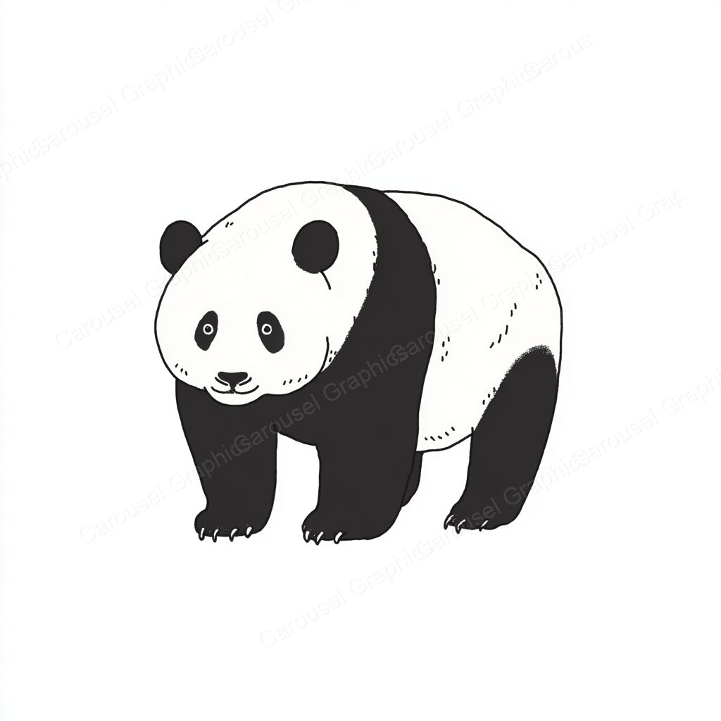 Panda Vector Graphic preview