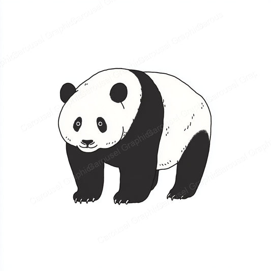 Panda Vector Graphic preview