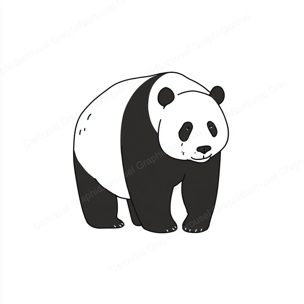 Panda Vector Graphic preview