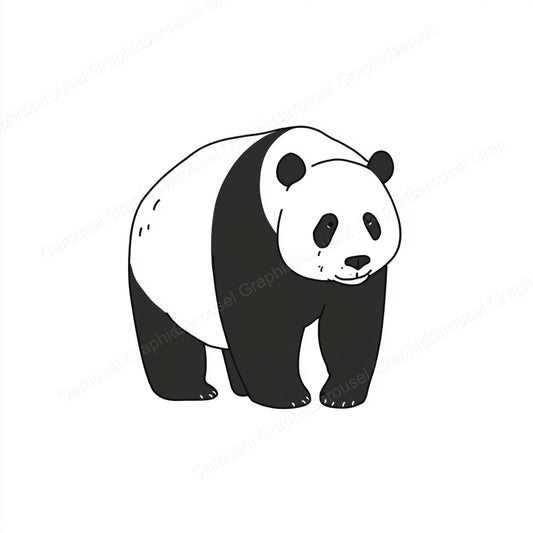 Panda Vector Graphic preview