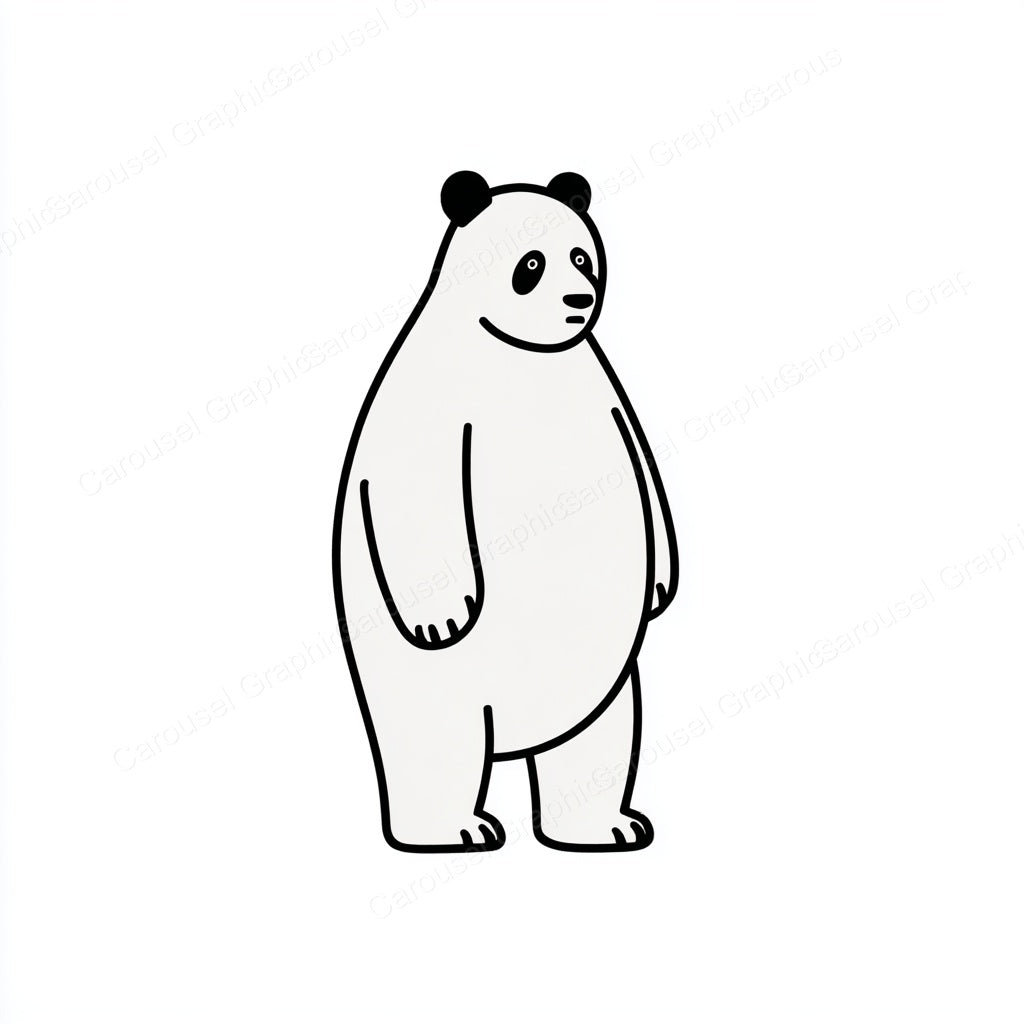 Panda Vector Graphic preview