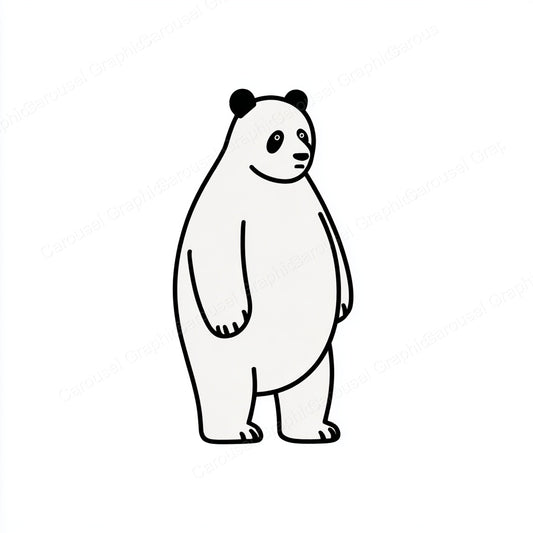 Panda Vector Graphic preview