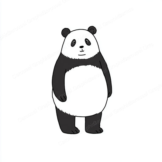 Panda Vector Graphic preview