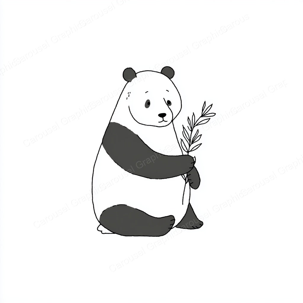 Panda Vector Graphic preview