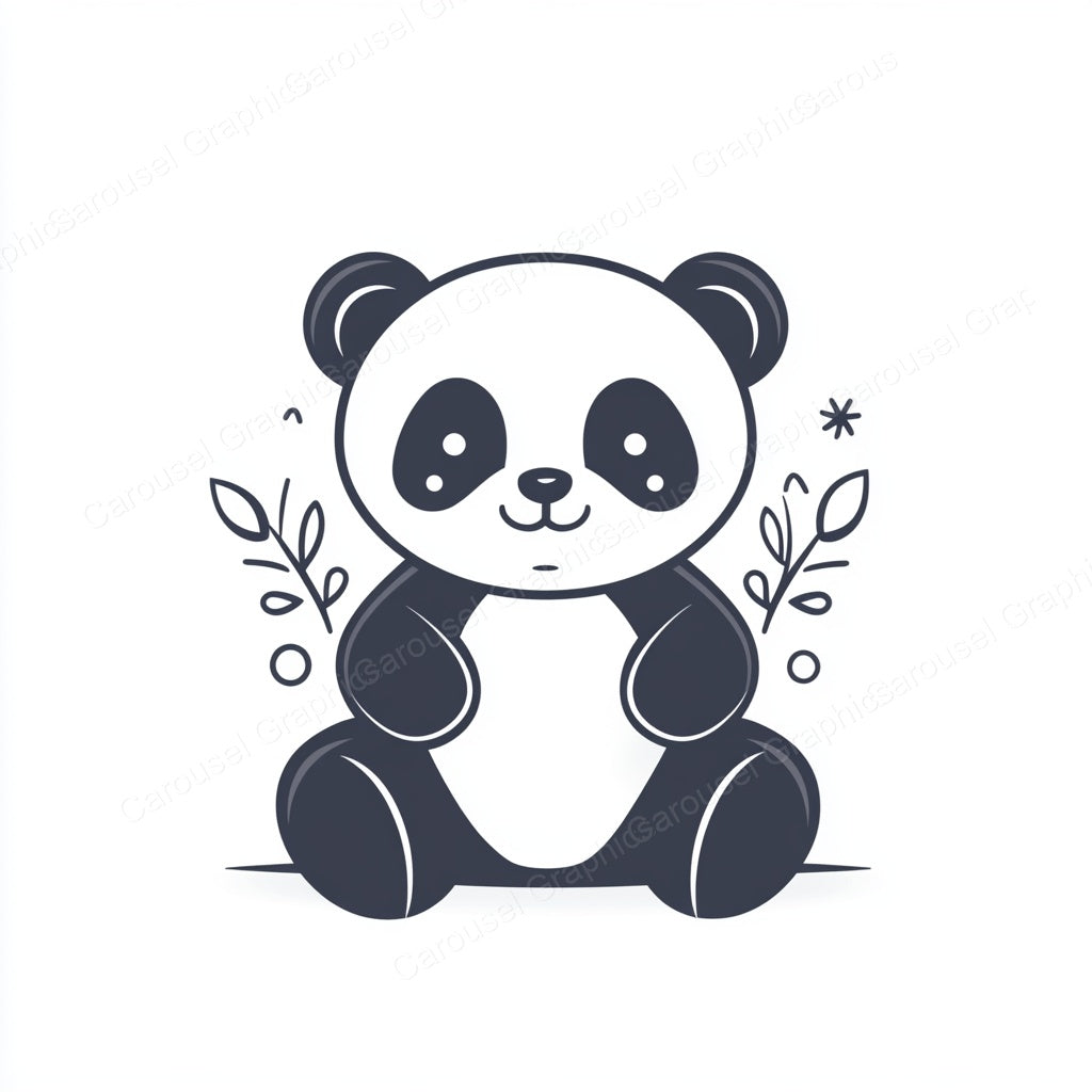 Panda Vector Graphic preview