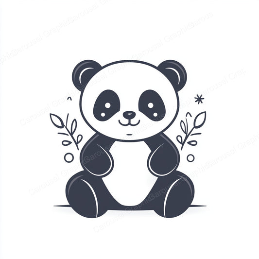 Panda Vector Graphic preview