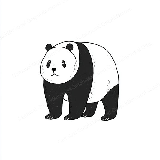 Panda Vector Graphic preview