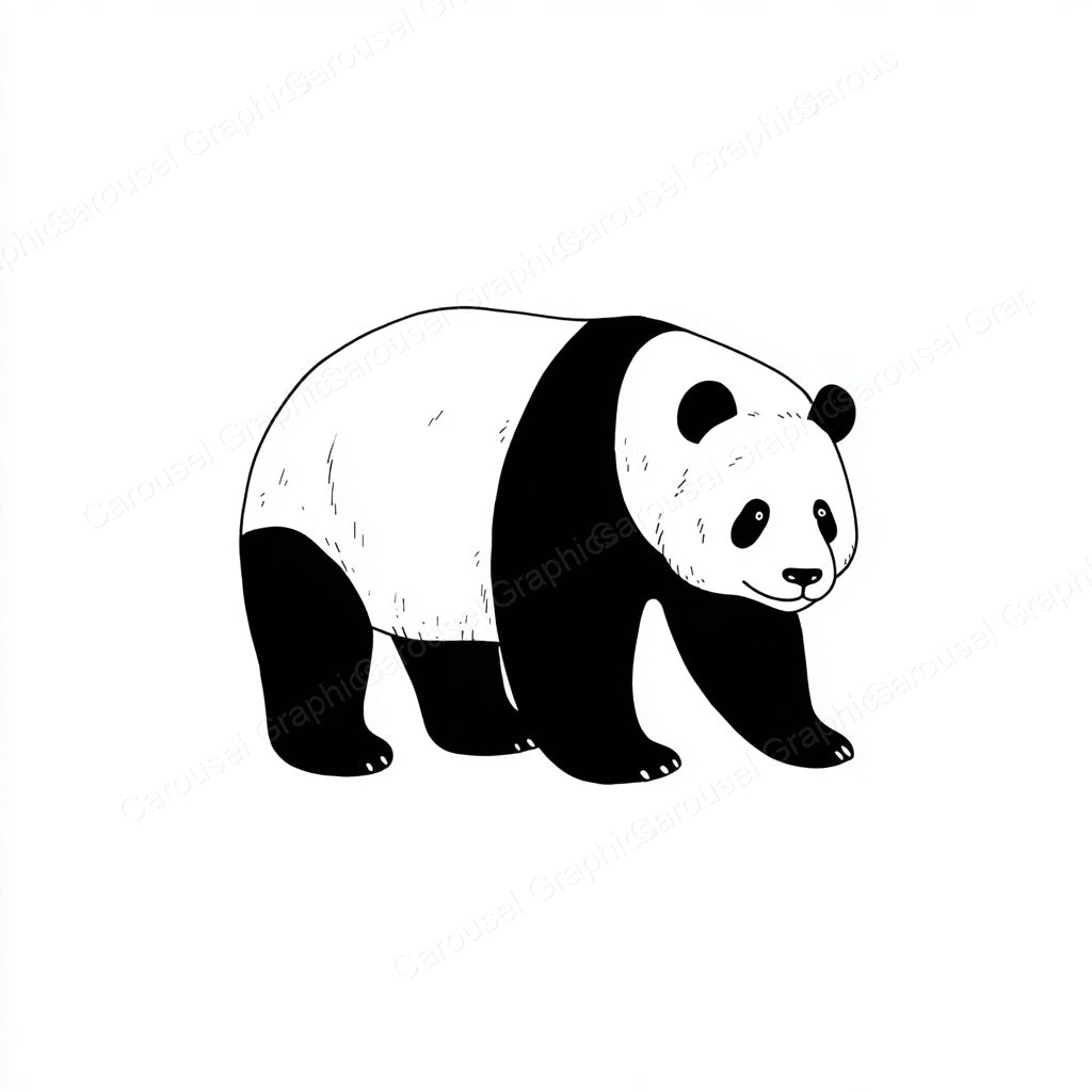 Panda Vector Graphic preview