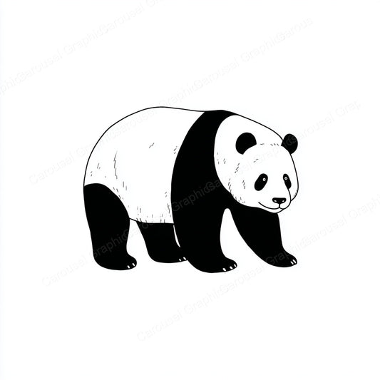 Panda Vector Graphic preview