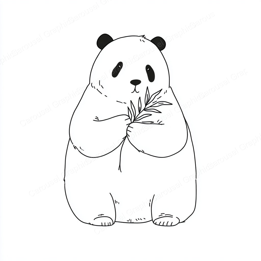 Panda Vector Graphic preview