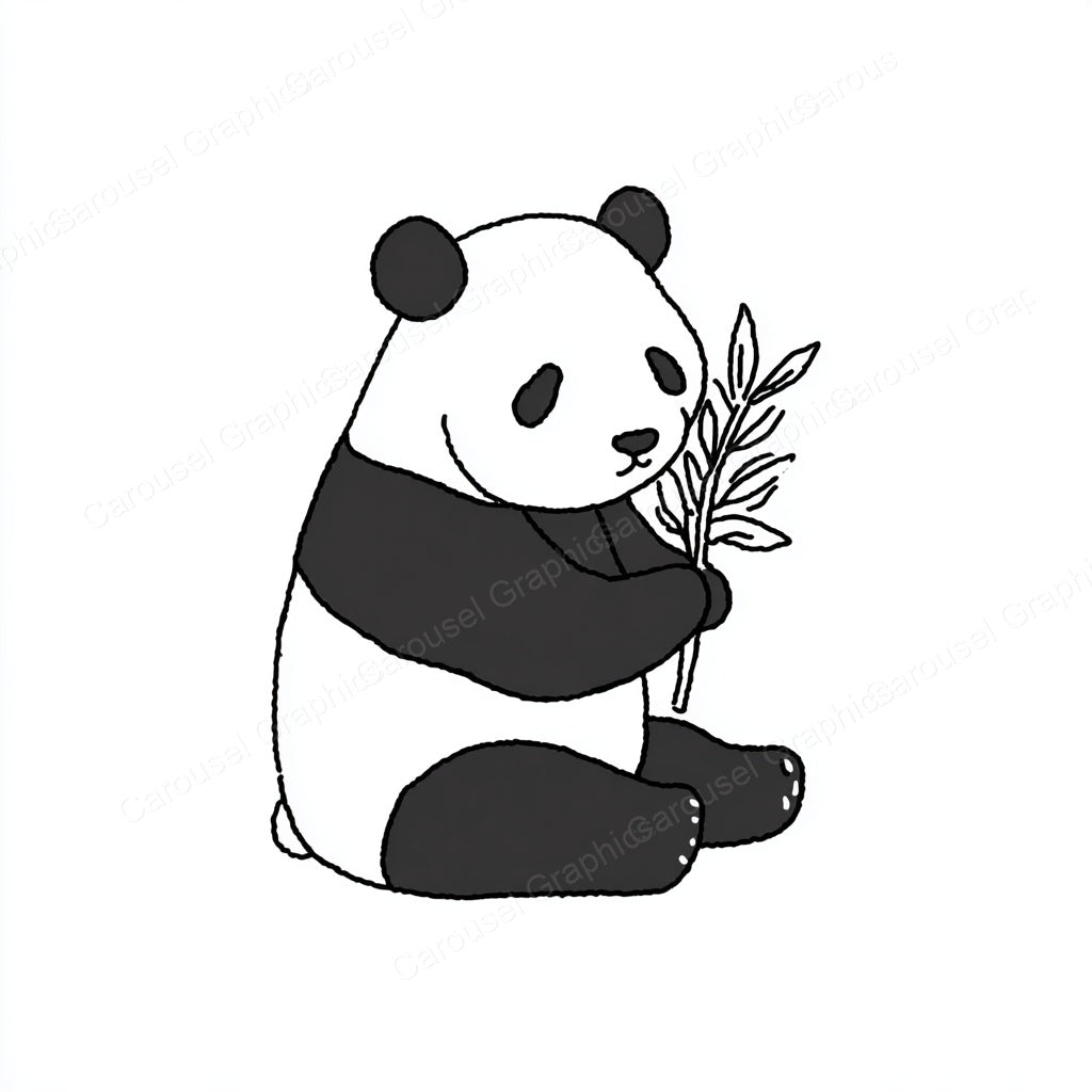 Panda Vector Graphic preview
