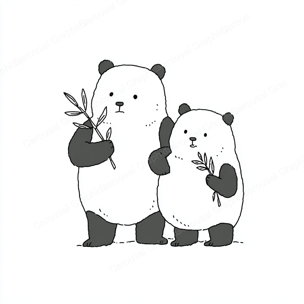 Panda Vector Graphic preview