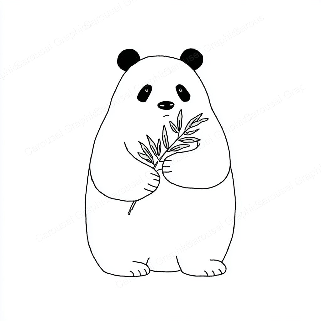 Panda Vector Graphic preview