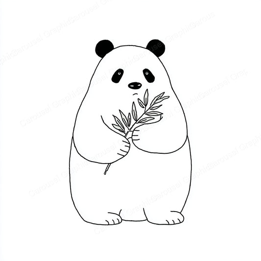 Panda Vector Graphic preview
