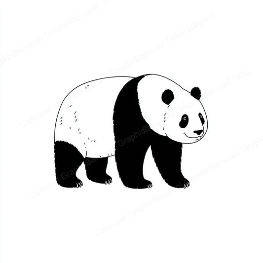 Panda Vector Graphic preview