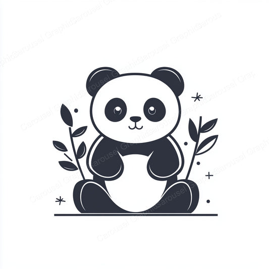 Panda Vector Graphic preview