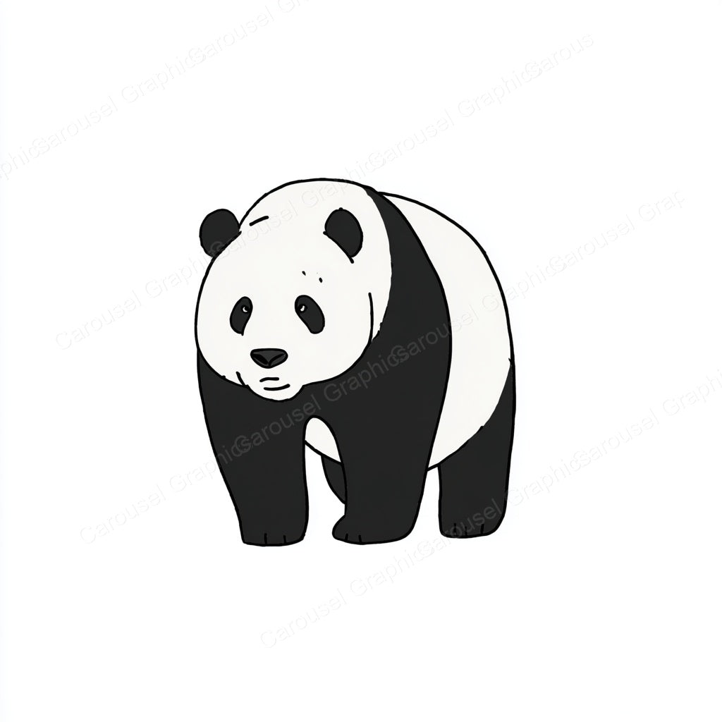 Panda Vector Graphic preview