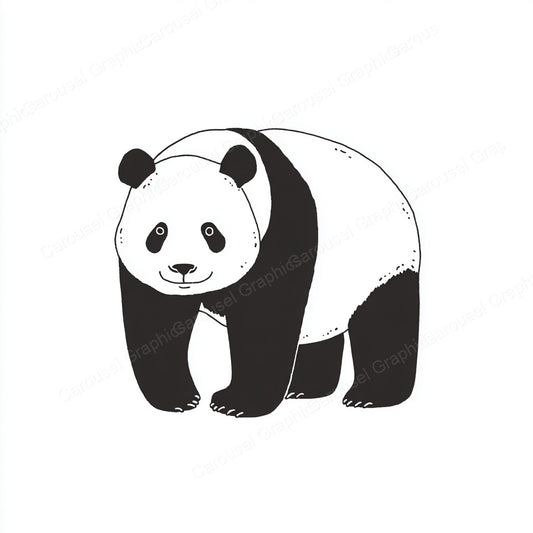 Panda Vector Graphic preview