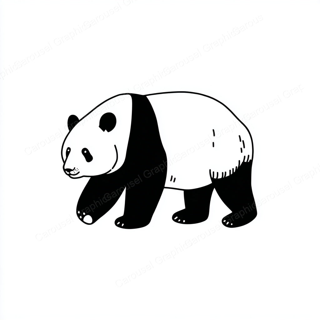 Panda Vector Graphic preview