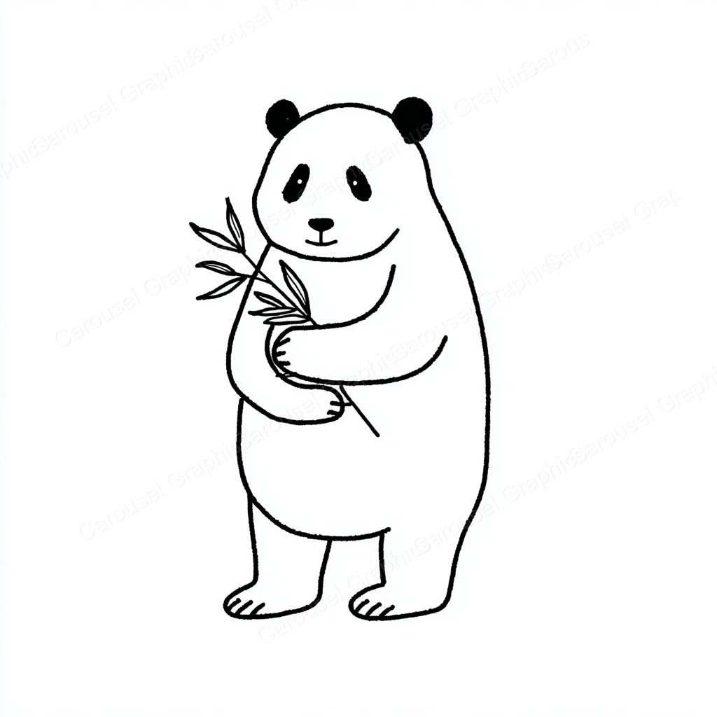 Panda Vector Graphic preview