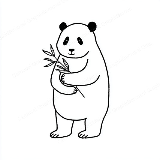 Panda Vector Graphic preview