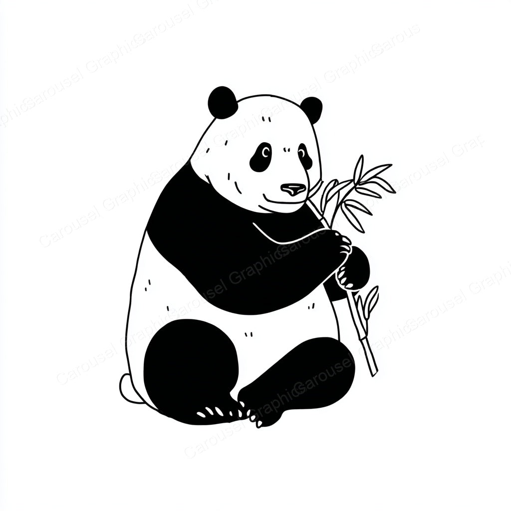 Panda Vector Graphic preview