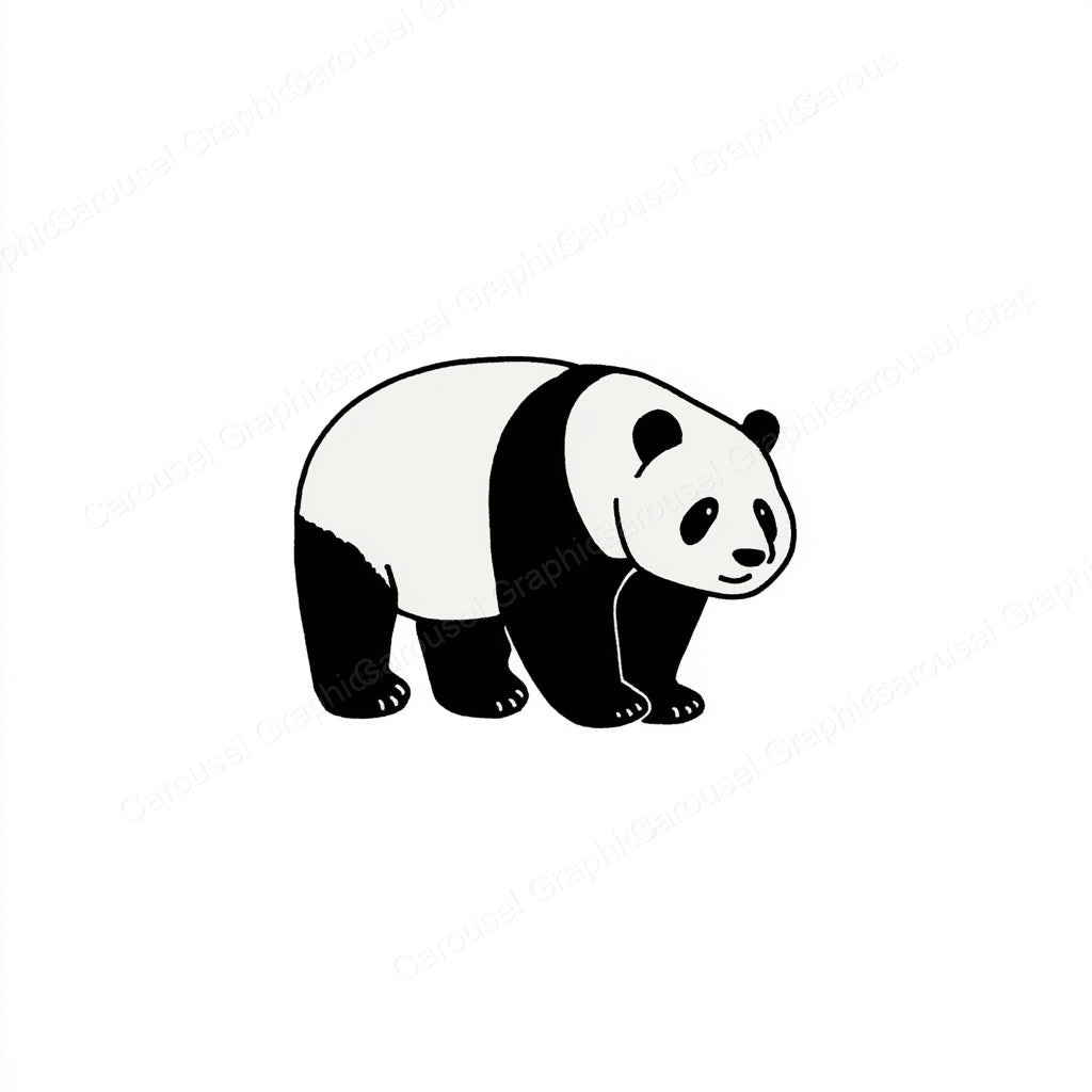 Panda Vector Graphic preview