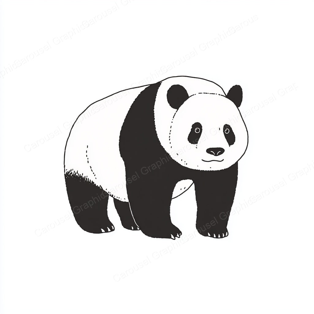 Panda Vector Graphic preview