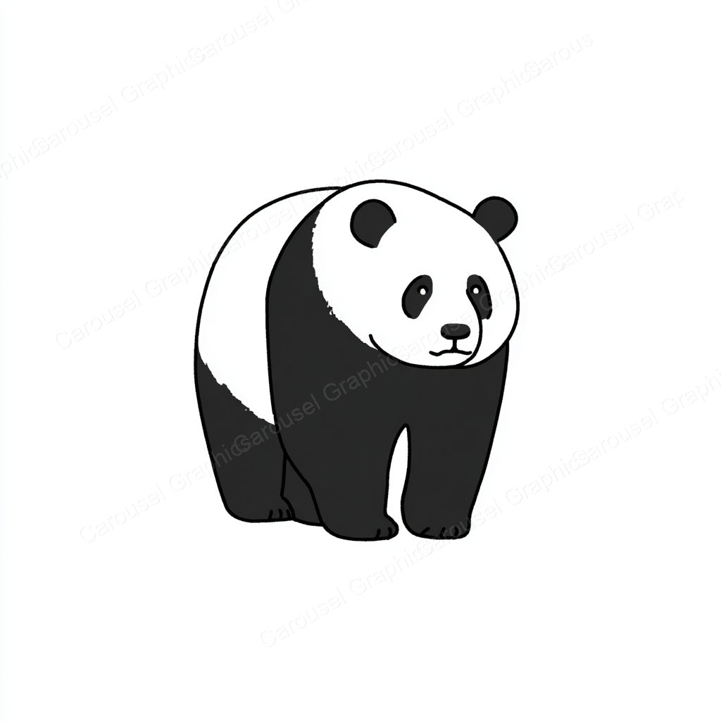 Panda Vector Graphic preview