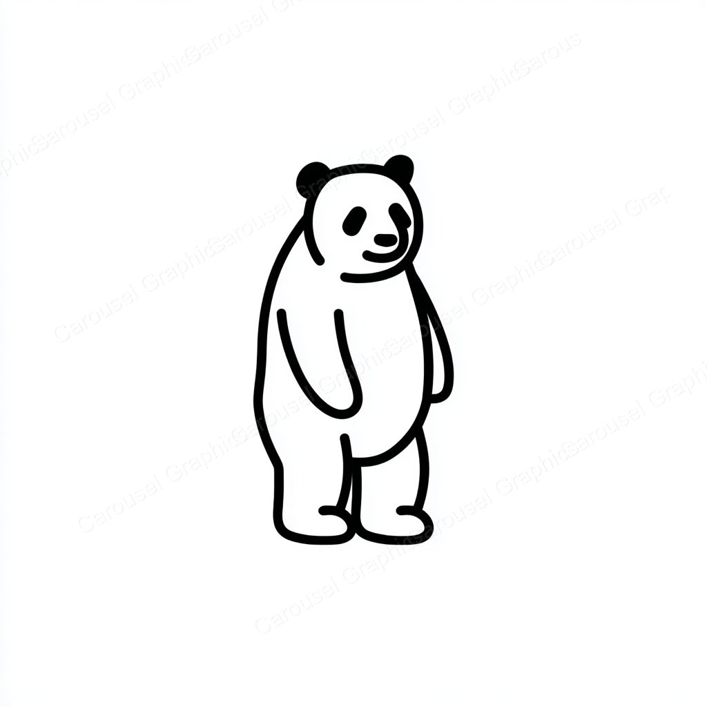 Panda Vector Graphic preview