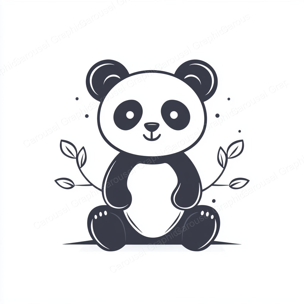 Panda Vector Graphic preview