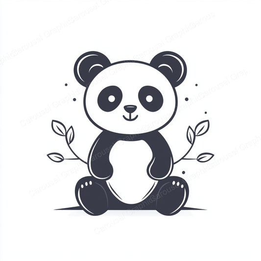 Panda Vector Graphic preview