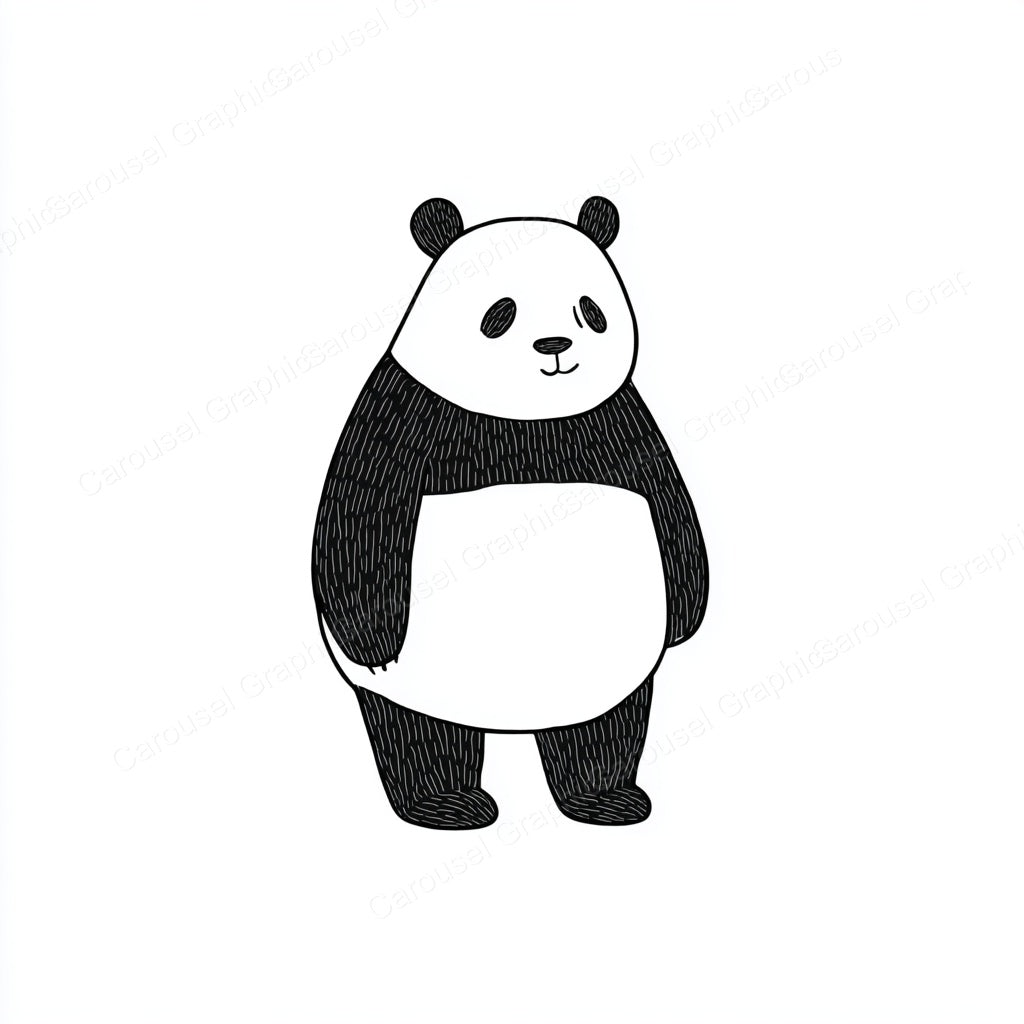 Panda Vector Graphic preview