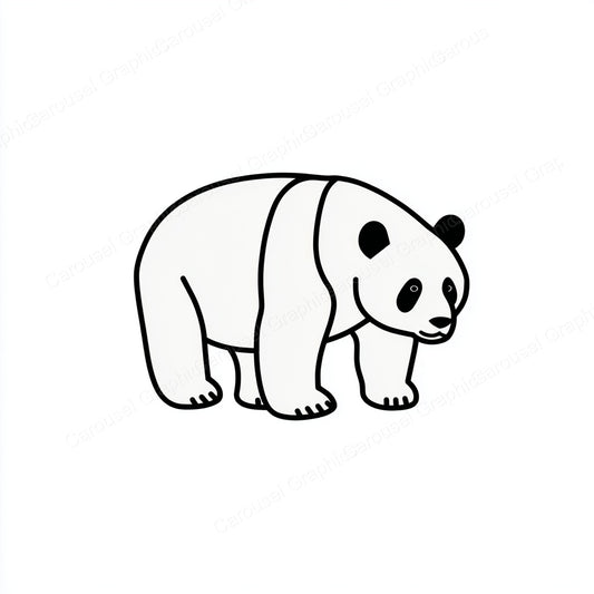 Panda Vector Graphic preview