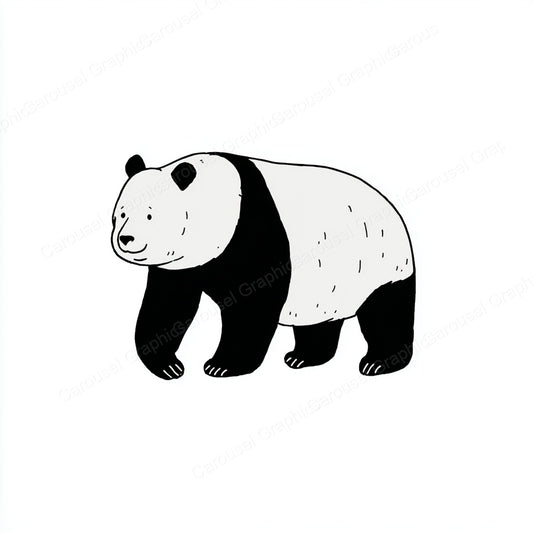 Panda Vector Graphic preview